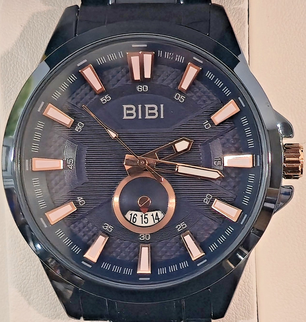 B0211 BIBI LUXURY Blue Dial Blue Case Blue Band